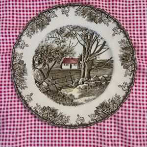 Johnson Brothers Friendly Village The Stone Wall Dinner Plate Buffet Plate